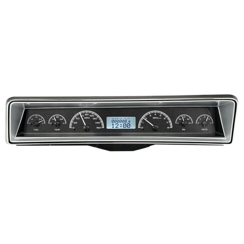 Dakota Digital 66 67 Chevy Nova Analog Dash Gauges Black Alloy White VHX-66C-NOV-K-W in Saudi Arabia