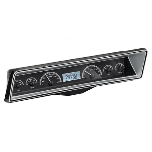 Dakota Digital 66 67 Chevy Nova Analog Dash Gauges Black Alloy White VHX-66C-NOV-K-W in Saudi Arabia