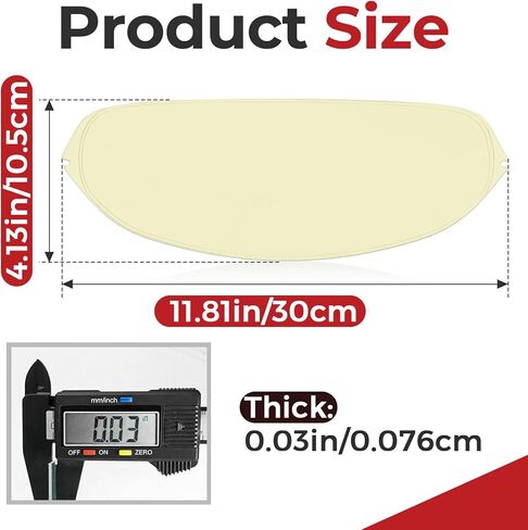 DKS 301 Anti-Fog Insert Compatible with Shoei CWR-1/CW-1/CNS-1 Helmet Shield Lens, Fits for RF-1200/RF-SR/GT-Air/Neotec/Qwest Motorcycle Helmets, Ensures Clear Vision for Motorcycle Riding in Kuwait