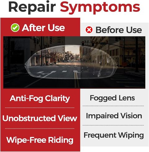 DKS 301 Anti-Fog Insert Compatible with Shoei CWR-1/CW-1/CNS-1 Helmet Shield Lens, Fits for RF-1200/RF-SR/GT-Air/Neotec/Qwest Motorcycle Helmets, Ensures Clear Vision for Motorcycle Riding in Kuwait