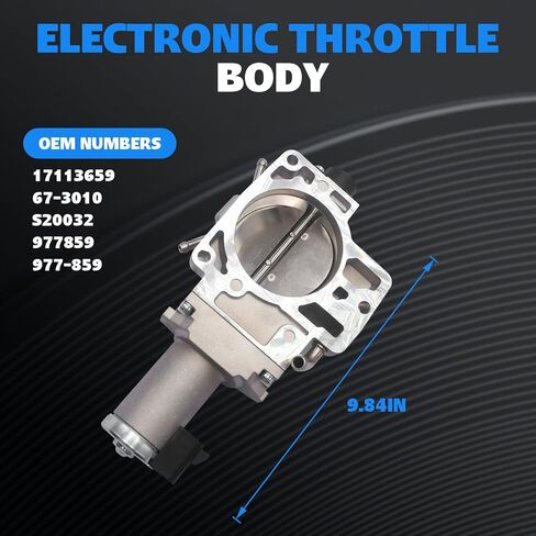 17113659 Electronic Throttle Body for CADILLAC Escalade EXT GMC Sierra 1500 2500 3500 Yukon XL Chevy Avalanche Silverado Suburban Tahoe 2000-2002 Replace 67-3010 S20032 in Saudi Arabia