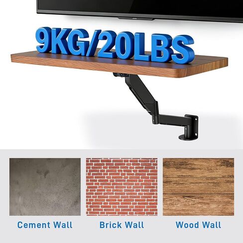 حامل لوحة المفاتيح على الحائط، حامل لوحة مفاتيح وفأرة مقاس 26 بوصة، منصة كتابة قابلة للتعديل للارتفاع للمكتب والعمليات الطبية والصناعية وسباقات Sim in Kuwait