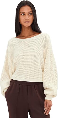 Beyond Yoga Women's Ready for Barre Cropped Sweater in Saudi Arabia