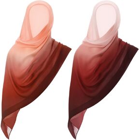 2 Pcs Muslim Hijab Scarf for Women Soft Modal Headscarves Fashion Large Head Wrap Scarf Shawl in Saudi Arabia