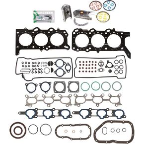 Evergreen SA-3129800707-2 Full Gasket Set Bearings Rings Compatible With/For 06-08 Suzuki Grand Vitara 2.7L DOHC H27A in Saudi Arabia