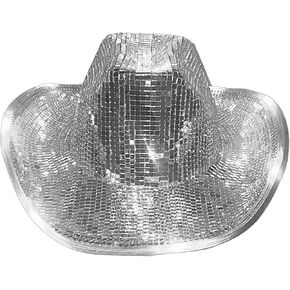 Hat Disco Balls Glitter Balls Cowboy DJs Disco Hat in Kuwait