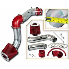 RL Concepts 3 "طقم مدخل الهواء البارد الأحمر + فلتر 2004-2008 لسيارة شيفروليه أفيو مع محرك 1.6L L4 in Kuwait