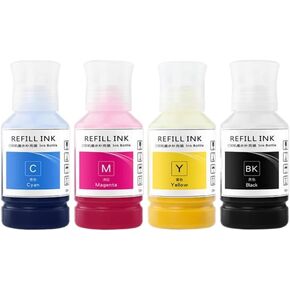 Ink Cartridge 140ml X 4PC Sublimation Ink Compatible with L8168 L8188 ET-8500 ET-8550 L8160 L8180 Printer 013 014 552 114 115 011 012 Tank(4 Y) in Saudi Arabia