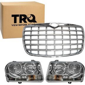 TRQ Lighting Kit CH1200276 CH2502186 CH2503186 CH2518111 CH2519111 Compatible with 2005-2010 Chrysler 300 in Saudi Arabia