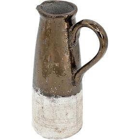 8.9" x 5.7" x 14.4" Terracotta Pitcher, Sienna Brown in Kuwait