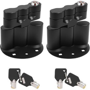 قفل تثبيت حزمة RX-LOX-PM مع مفاتيح تناسب حزمة وقود جالون Rotopax القياسية، وحاوية المياه، وتركيب علب الغاز، وصندوق تخزين - مع نفس راحة المفاتيح وتجنب الخسارة (عبوتان) in Kuwait