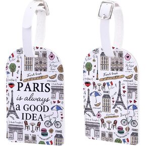 Paris is Always a Good Idea Gift France Trip Gift Travel Lover Arch of Triumph Vacation Travel Luggage Tag (Paris tag) in Saudi Arabia