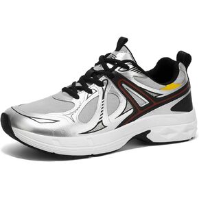 حذاء الجري Moodeng بمقدمة واسعة للرجال، حذاء رياضي مسامي مع نعل أوسط مبطن للجري على الطرق والمشي وصالة الألعاب الرياضية in Kuwait