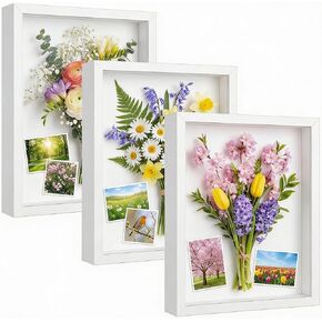 Tuanse 3 Pcs 11 x 14 inches Shadow Box Frame Deep Shadow Display Boxes Cases Picture Display Case for Wall and Tabletop DIY Craft Memorabilia Wedding Memories Tickets and Photos(Black) in Saudi Arabia