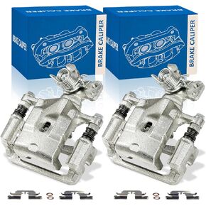 Disc Brake Caliper Rear Pair Compatible with 2006-2012 Ford Fusion 2007-2012 Lincoln MKZ 2009-2013 Mazda 6 2006-2011 Mercury Milan Brake Caliper Assembly with Bracket 18B5002 18B5003 in Kuwait