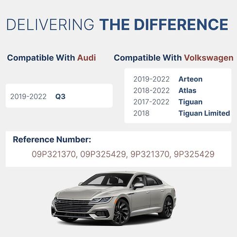 طقم فلتر ناقل الحركة الأوتوماتيكي مع حشية عموم متوافقة مع Volkswagen Tiguan 2018-2024، Atlas 2018-2025 & Audi Q3 2019-2025، Jetta 2014-2016 يستبدل 09P325429 in Kuwait