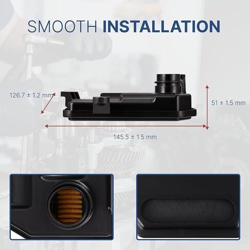 طقم فلتر ناقل الحركة الأوتوماتيكي مع حشية عموم متوافقة مع Volkswagen Tiguan 2018-2024، Atlas 2018-2025 & Audi Q3 2019-2025، Jetta 2014-2016 يستبدل 09P325429 in Kuwait