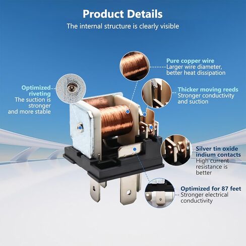 سيارة مكونة من قطعتين بأربعة أرجل 24 فولت JD1914 مرحلات 40/30 أمبير 4 سنون، مع مقابس سلكية، بدون مسند للظهر، مناسبة لإزالة الضباب، جهاز إيقاف التشغيل، التحكم في مضخة الزيت، التحكم في مروحة التبريد in Kuwait