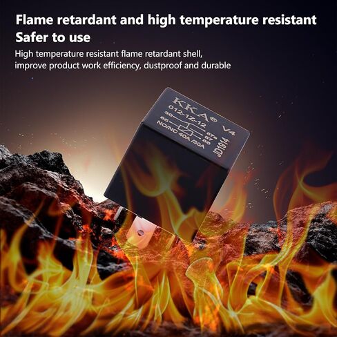 سيارة مكونة من قطعتين بأربعة أرجل 24 فولت JD1914 مرحلات 40/30 أمبير 4 سنون، مع مقابس سلكية، بدون مسند للظهر، مناسبة لإزالة الضباب، جهاز إيقاف التشغيل، التحكم في مضخة الزيت، التحكم في مروحة التبريد in Kuwait