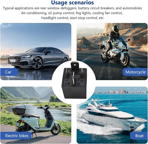 سيارة مكونة من قطعتين بأربعة أرجل 24 فولت JD1914 مرحلات 40/30 أمبير 4 سنون، مع مقابس سلكية، بدون مسند للظهر، مناسبة لإزالة الضباب، جهاز إيقاف التشغيل، التحكم في مضخة الزيت، التحكم في مروحة التبريد in Kuwait