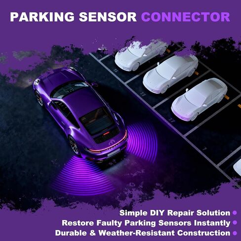3PINS Parking Distance Aid Sensor Connector Plug Wiring Harness Pigtail for Ford F-150 F-250 F-350 F-450 F-550 Super Duty Explorer Escape Expedition Mariner Wiring Harness Connector in Saudi Arabia