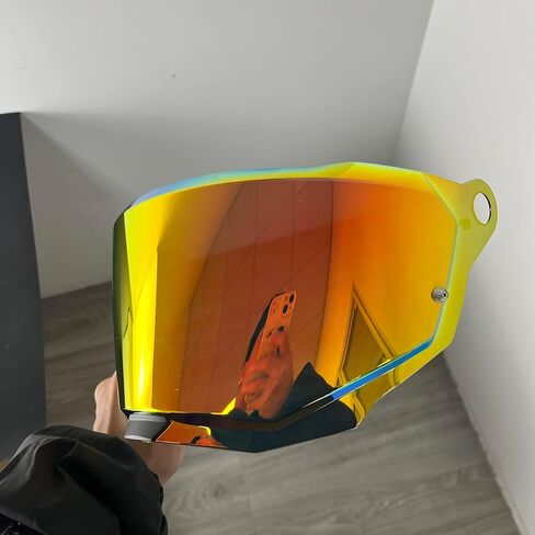 درع لـ LS2 Explorer، Explorer Carbon، MX701 خوذة قناع من الأشعة فوق البنفسجية محمية من الأشعة فوق البنفسجية Para Casco De Moto (أحمر شفاف للنهار والليل) in Kuwait