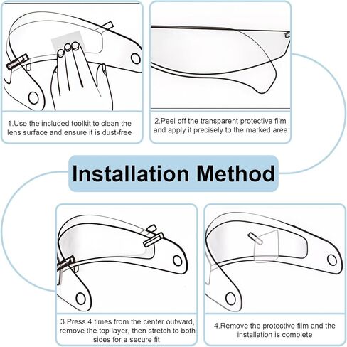 1 قطعة درع خوذة عالمي مضاد للضباب، خوذة دراجة نارية مضادة للضباب، طبقة واقية مضادة للمطر وكارهة للماء من أجل رؤية واضحة للركوب في جميع الظروف الجوية in Kuwait