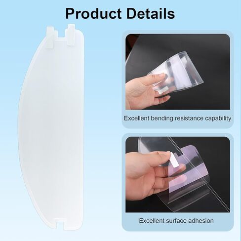 1 قطعة درع خوذة عالمي مضاد للضباب، خوذة دراجة نارية مضادة للضباب، طبقة واقية مضادة للمطر وكارهة للماء من أجل رؤية واضحة للركوب في جميع الظروف الجوية in Kuwait