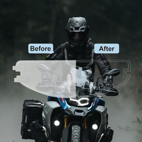 1 قطعة درع خوذة عالمي مضاد للضباب، خوذة دراجة نارية مضادة للضباب، طبقة واقية مضادة للمطر وكارهة للماء من أجل رؤية واضحة للركوب في جميع الظروف الجوية in Kuwait