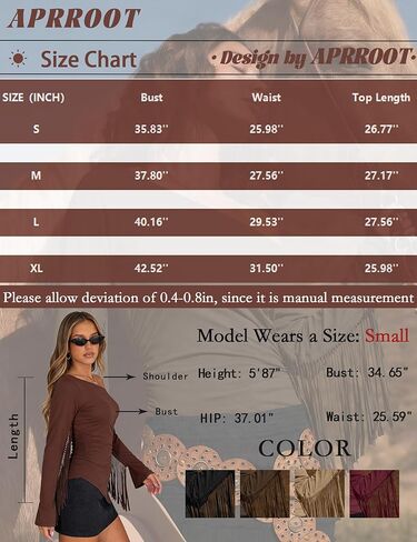 Fringe Western Tops for Women Country Concert Outfits Long Sleeve Cowgirl Shirt One Shoulder Tassels Asymmetrical Top in Saudi Arabia