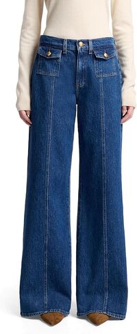 7 For All Mankind بنطال جينز نسائي عالي الارتفاع ومريح in Saudi Arabia