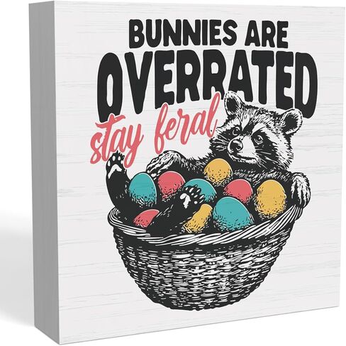 Easter Coffee Bar Decor Easter Decorations for Home Office Funny Bunny Easters Decor for Coffee Bar Kitchen Living Room 5 x 5 inches in Saudi Arabia