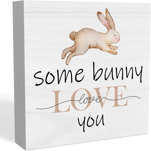 Easter Coffee Bar Decor Easter Decorations for Home Office Funny Bunny Easters Decor for Coffee Bar Kitchen Living Room 5 x 5 inches in Saudi Arabia
