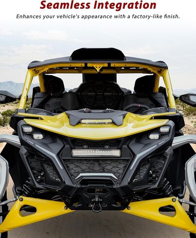 لوحات زخرفة الإضاءة النهارية لـ Can Am Maverick R 2024+، مجموعة لوحة زخرفة DRL لملحقات Can-Am Maverick R MAX X RS 2024-2026، استبدال #708500016#708500017، اليسار واليمين in Saudi Arabia