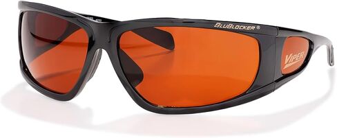 BluBlocker، نظارات شمسية Demi-Tortoise Viper مع عدسة مقاومة للخدش | تحجب 100% من الضوء الأزرق والأشعة فوق البنفسجية فئة A والأشعة فوق البنفسجية فئة B | محايد بين الجنسين - للرجال والنساء والجميع | 2721 ك | in Saudi Arabia