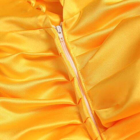 زي رومبا التنكري للسيدات فستان الأميرة بيل للحفلات الراقصة باللون الأصفر لحفلات الهالوين in Kuwait