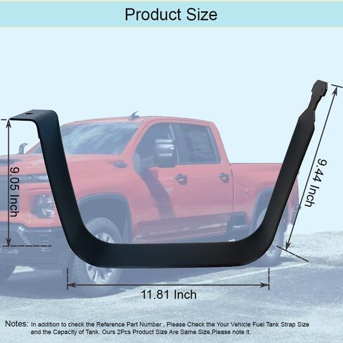 578-183 Fuel Tank Strap for 99-08 for Chevy Silverado 1500 01-08 10 for Chevy Silverado with Bolts & Locking Nuts in Saudi Arabia