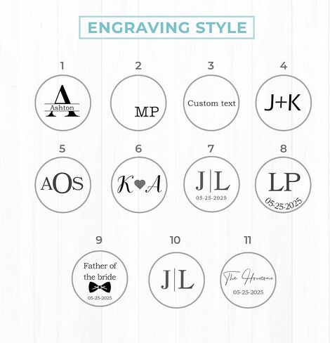 Custom engraved cufflinks for men, father of the bride gifts, father of the groom, gold, black, silver, rose gold, wedding gift for groom, groomsmen gifts in Kuwait