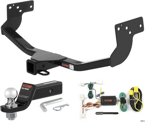 Curt Class 3 Trailer Hitch Tow Package with 2in Ball for 2007-2015 Mazda CX-9 in Saudi Arabia