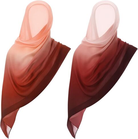 2 قطعة الحجاب الإسلامي وشاح للنساء لينة مشروط الحجاب موضة كبيرة رئيس التفاف وشاح شال in Saudi Arabia
