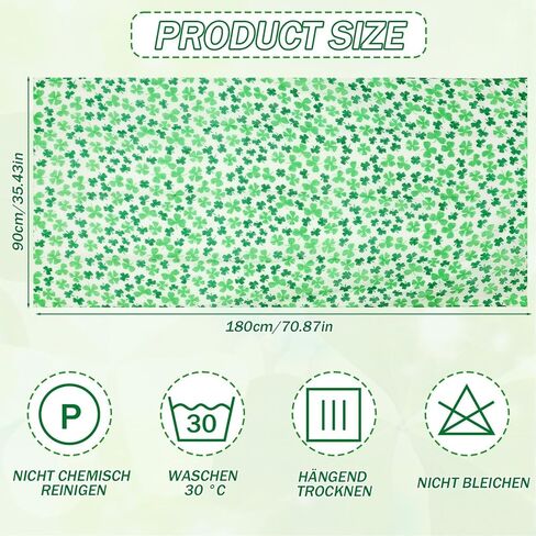 4Pcs St. Patrick's Day Scarves Green Shamrock Clover Irish Scarf Accessories for Women Lightweight Satin Holiday Clothing Parade Party Supplies Accessories Gifts in Saudi Arabia