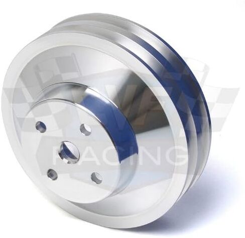 Billet Aluminum Pontiac Underdrive Pulley Kit, 350-400, 428, 455, V-Belt, Power Steering in Saudi Arabia