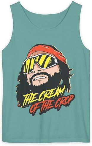 قميص Macho Man Tank Top Oh Yes Randy Savage The Cream of The Crop Vintage Pro Wrestling هدية للجنسين للبالغين in Kuwait