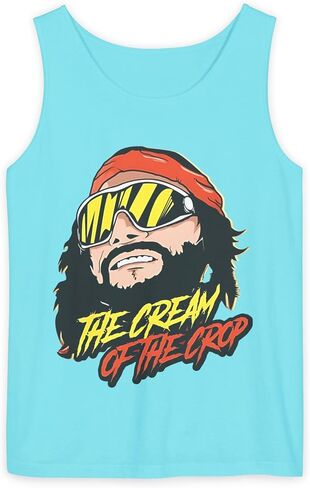 قميص Macho Man Tank Top Oh Yes Randy Savage The Cream of The Crop Vintage Pro Wrestling هدية للجنسين للبالغين in Kuwait