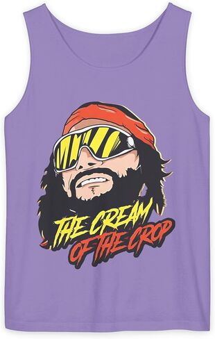 قميص Macho Man Tank Top Oh Yes Randy Savage The Cream of The Crop Vintage Pro Wrestling هدية للجنسين للبالغين in Kuwait