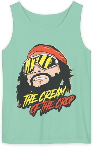 قميص Macho Man Tank Top Oh Yes Randy Savage The Cream of The Crop Vintage Pro Wrestling هدية للجنسين للبالغين in Kuwait