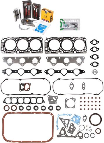 Evergreen SA-5494168932-2 Full Gasket Set Bearings Rings Fit 97-04 Mitsubishi Montero Sport Diamante 6G74 in Saudi Arabia