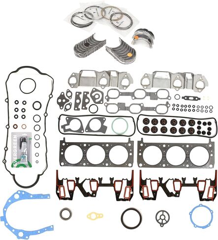 Evergreen SA-9761229145-6 مجموعة حشية كاملة محامل حلقات متوافقة مع/لـ 99-03 شيفروليه أولدزموبيل بونتياك بويك 3.4 in Saudi Arabia