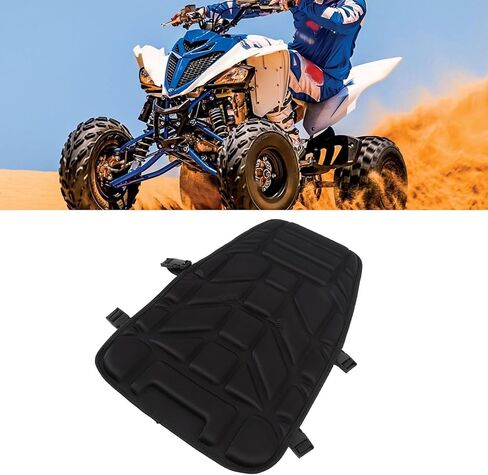 Motorcycle Seat Pad ATV Seat Cover Padded Breathable Shock Absorbing Antislip Motorcycle Seat Pad Protector for Most Snowmobile Black in Saudi Arabia