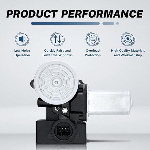 KELOKE Power Window Motor Compatible with Toyota Camry/Highlander/RAV4 Sport Utility & Lexus ES300/ES330/LS430,Front Driver Side, with Anti-Clip Function, 6-Pin Plug, Replace# 85720-33130 in Saudi Arabia
